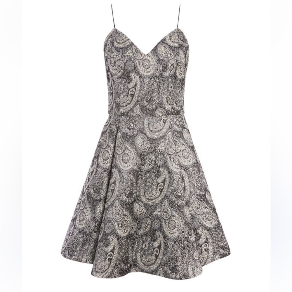 Alice + Olivia Anette Fit & Flare Party Dress Zz20